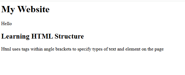 Webpage day 1